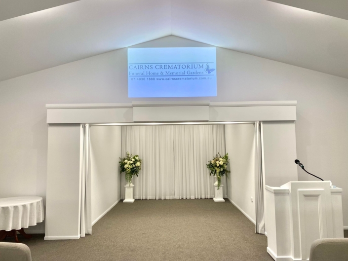 Cairns Crematorium chapel