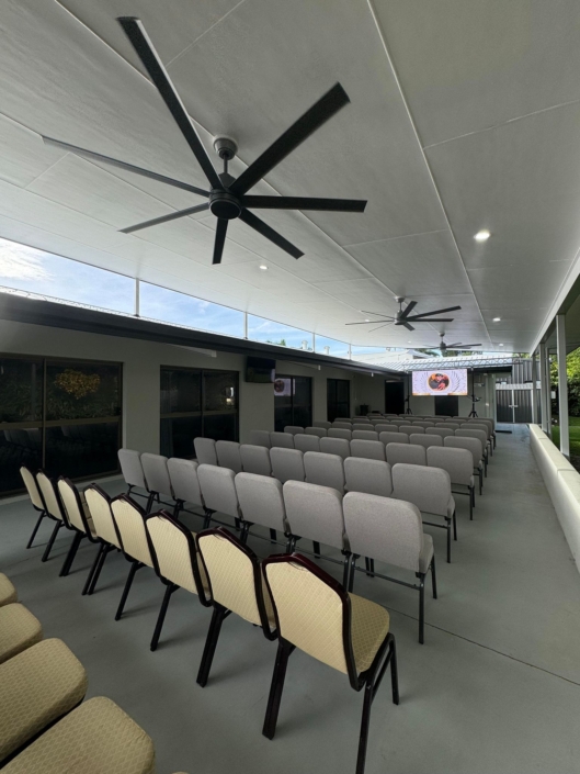 Cairns Crematorium chapel overflow